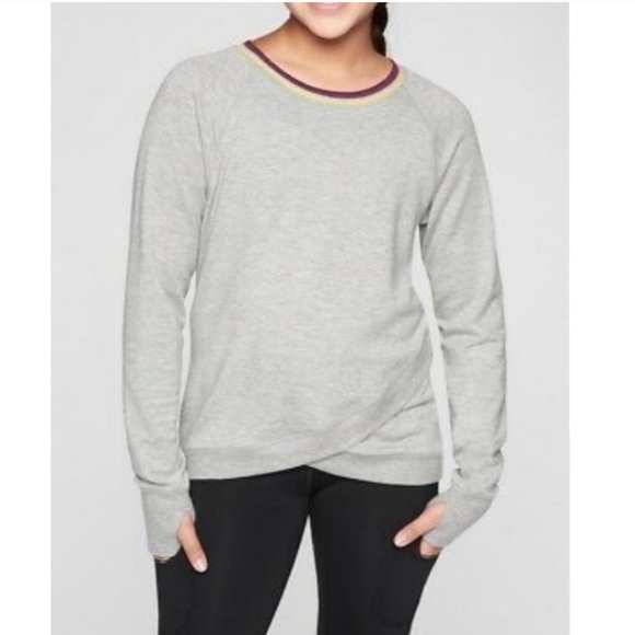 athleta girl criss cross hoodie
